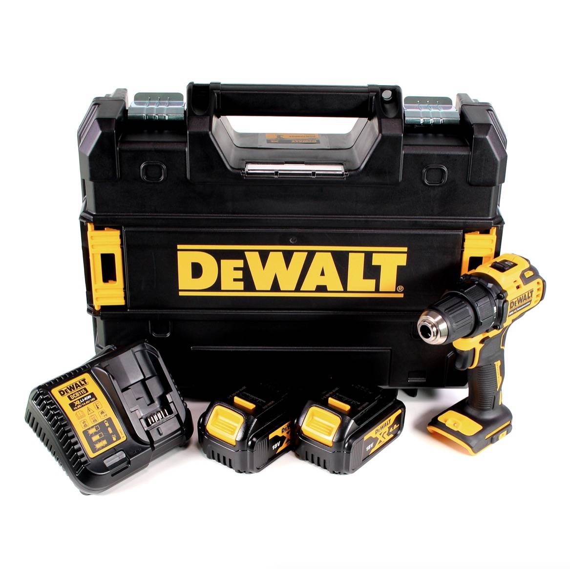 DeWalt DCD 708 M2T Akku Bohrschrauber 18 V Li-Ion Brushless in TSTAK Box + 2 x 4,0 Ah Akku + Ladegerät