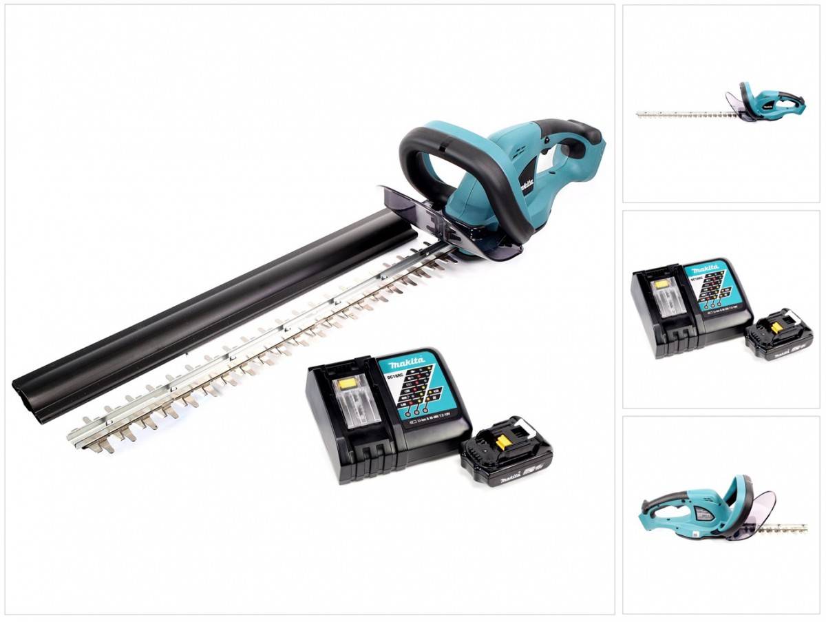 Makita DUH 523 RA1 Akku Heckenschere 18 V 52 cm + 1x Akku 2,0 Ah + Ladegerät