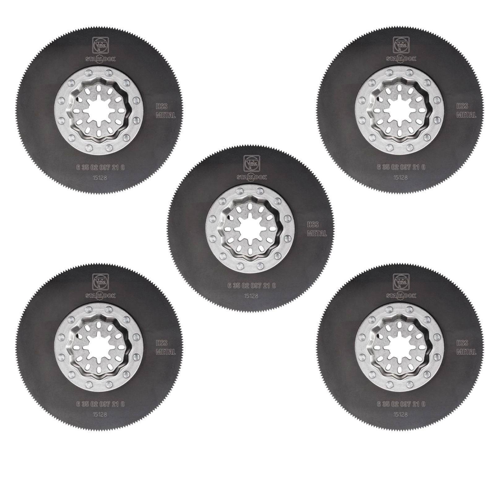 Fein 5x HSS-Sägeblatt Starlock 85 mm - 63502097230