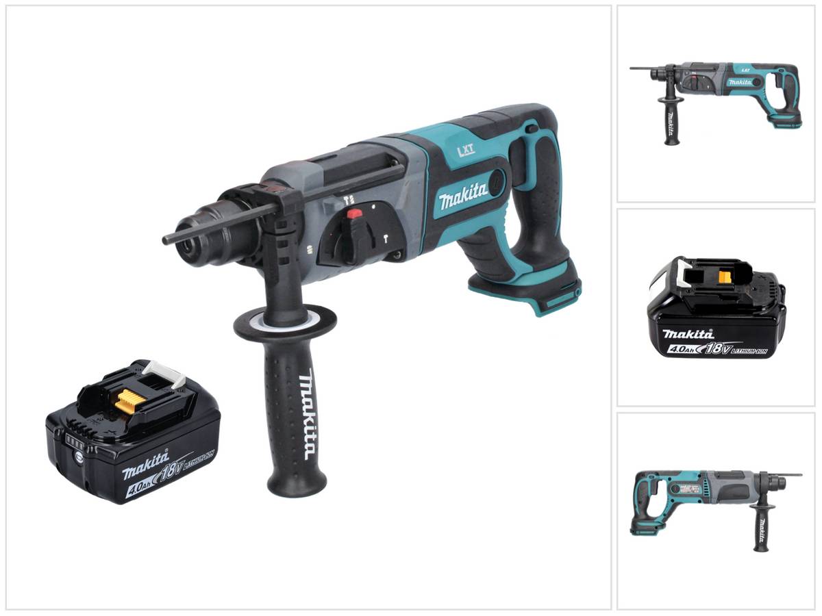 Makita DHR 241 M1 Akku Bohrhammer 18 V 2,0 J SDS plus + 1x Akku 4,0 Ah - ohne Ladegerät