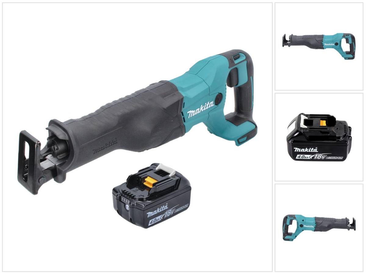Makita DJR 186 M1 Akku Reciprosäge Säbelsäge 18 V + 1x Akku 4,0 Ah - ohne Ladegerät