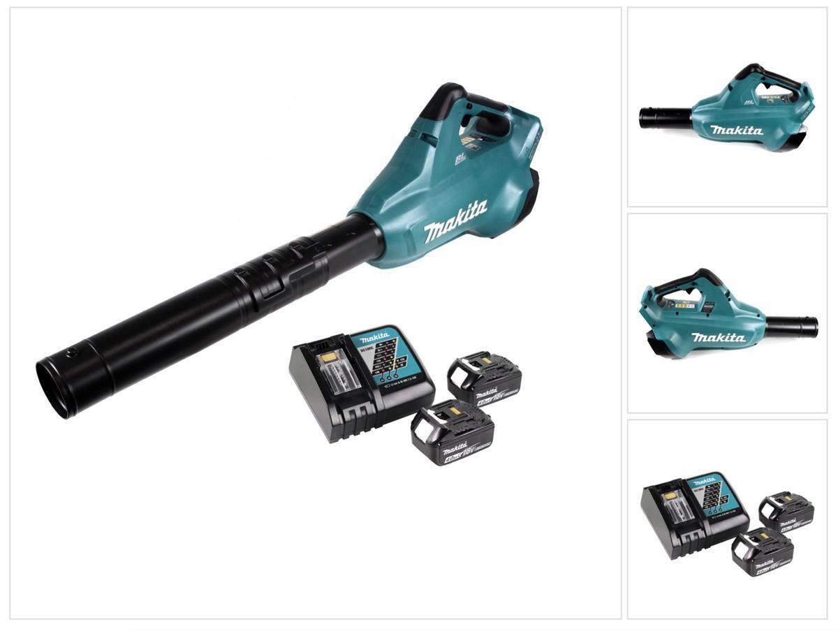 Makita DUB 362 RM Akku Laubbläser 2x18V + 2x Akku 4,0Ah + Ladegerät