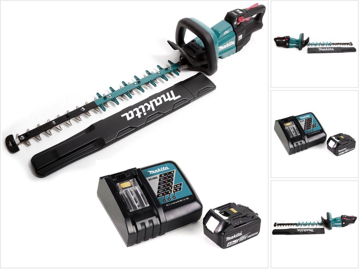 Makita DUH 601 RM1 Akku Heckenschere 18V 60cm Brushless + 1x Akku 4,0Ah + Ladegerät