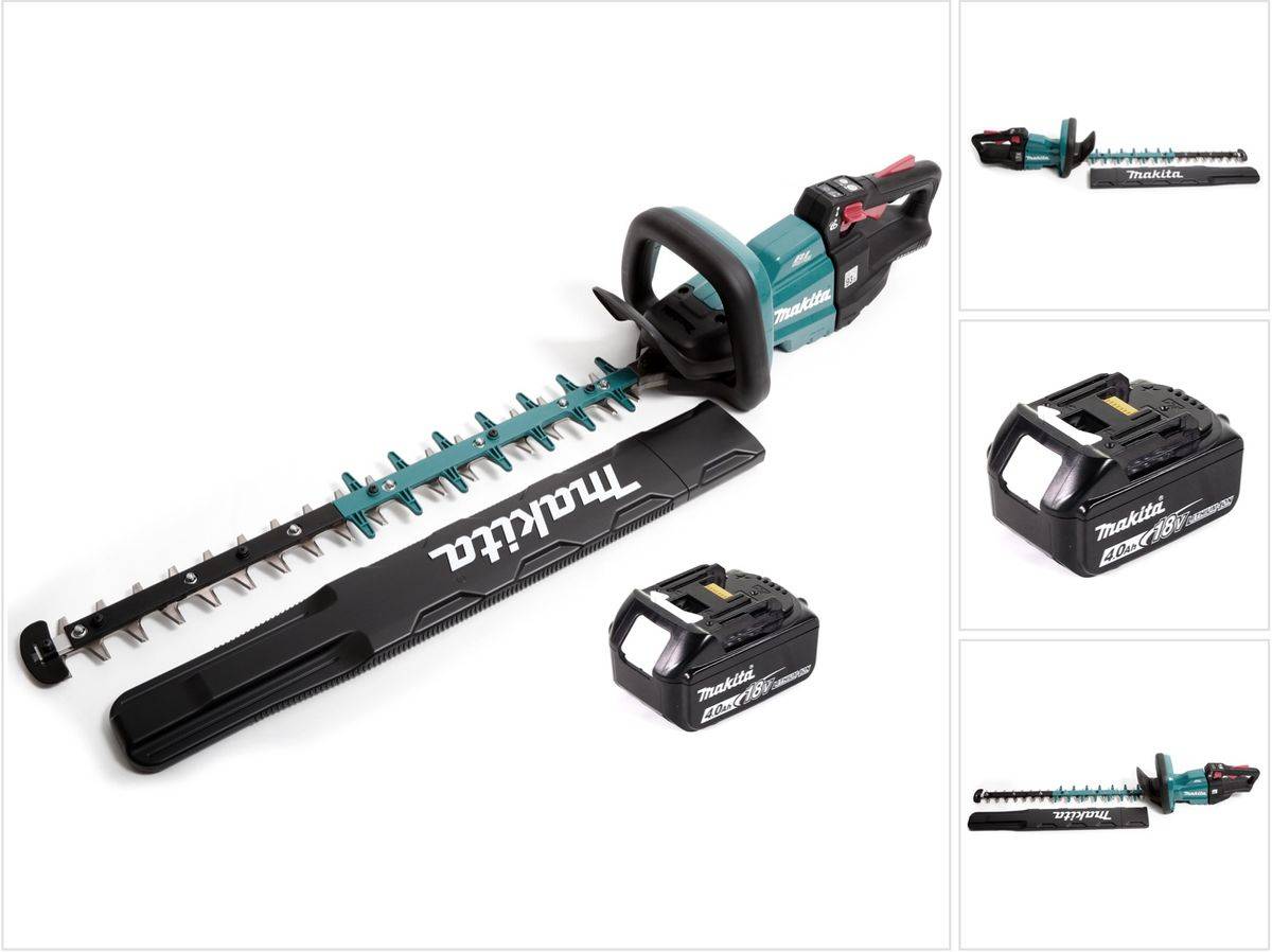 Makita DUH 601 M1 Akku Heckenschere 18V 60cm Brushless + 1x Akku 4,0Ah - ohne Ladegerät