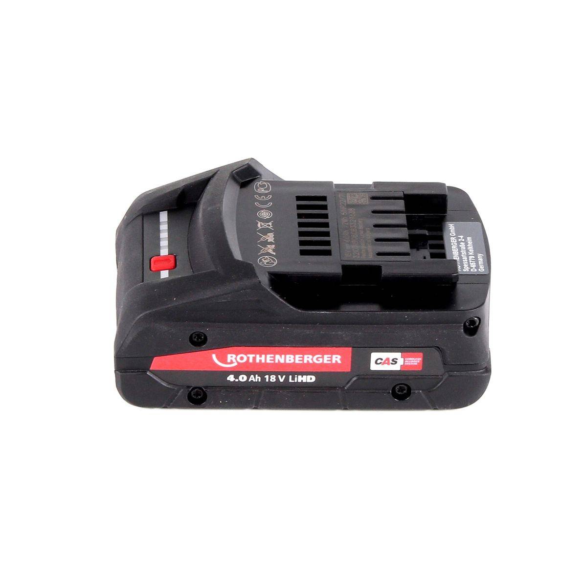 Rothenberger ROMAX 4000 Akku Pressmaschine 18 V Li-Ion elektrohydraulisch im Transportkoffer mit 4 Ah Akku, ohne Ladegerät
