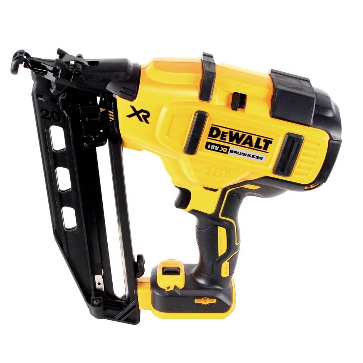 DeWalt DCN 660 P1 Akku Nagler 18V 32-63mm Brushless + 1x Akku 5,0Ah + Ladegerät + Koffer