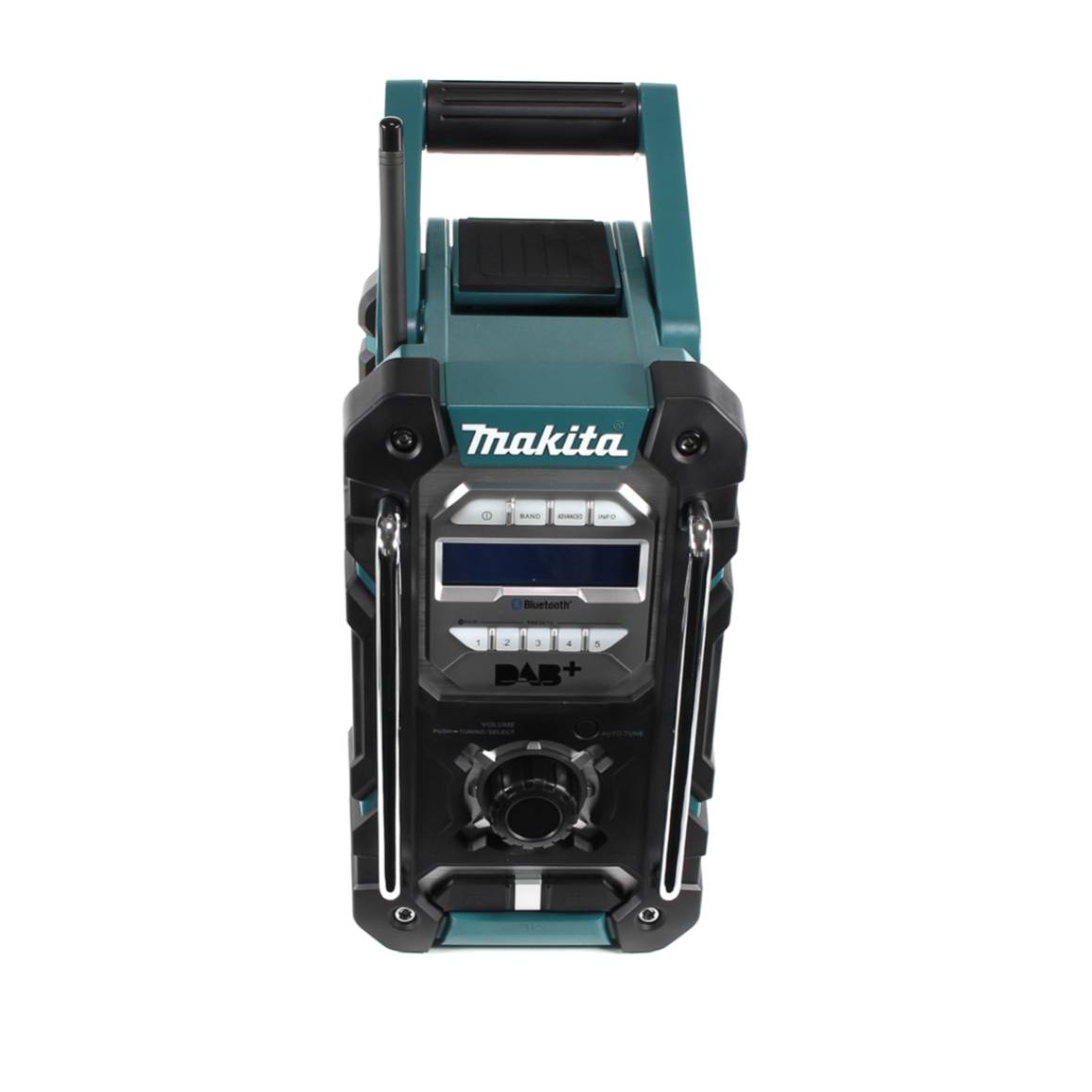 Makita DMR 112 RT Akku Baustellen Radio 7,2 - 18V Bluetooth DAB+ + 2x 5,0Ah Akku + Ladegerät