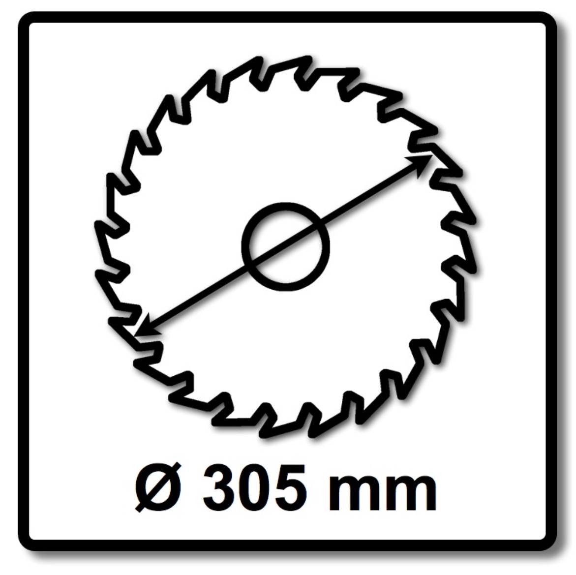 Makita SPECIALIZED Kreissägeblatt für Metall 305 x 25,4 x 2,3 mm 78 Zähne ( B-33467 ) für Kaltkreissäge Makita LC 1230
