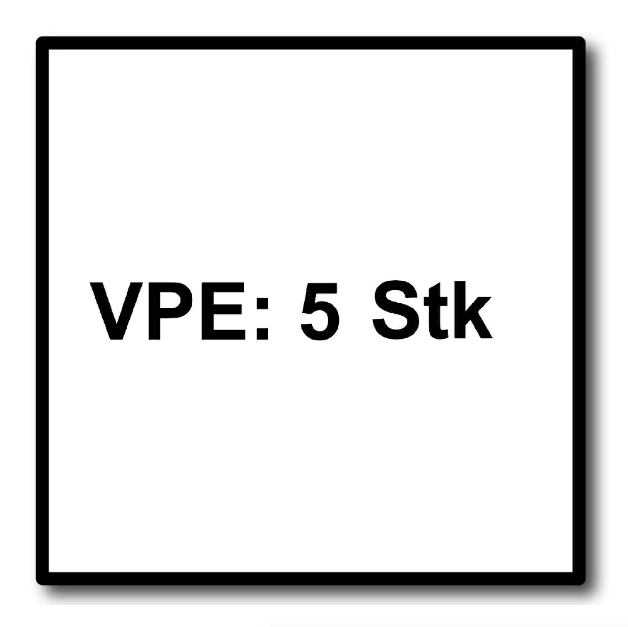 FEIN E-Cut Precision Starlock Plus Sägeblatt 5 Stk. 50 x 65 mm ( 63502208230 ) Bi-Metall