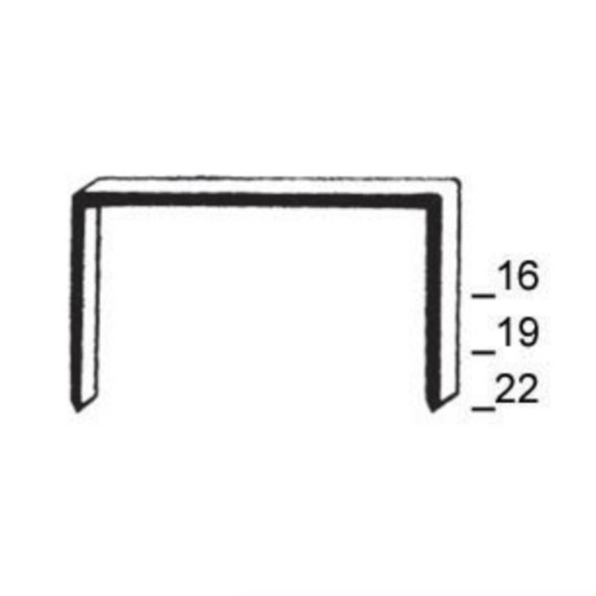 Prebena B16CLF Heftklammern 16 mm verbronzt 10.000 Stück