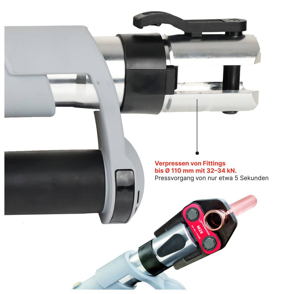 ROTHENBERGER Romax AC ECO - Presswerkzeug / Presszange mit autom. Rücklauf