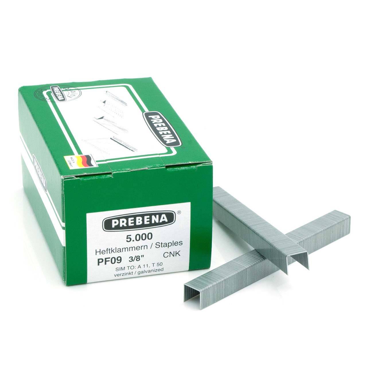 Prebena Heftklammern Verzinkt Pack=5000 Stk.