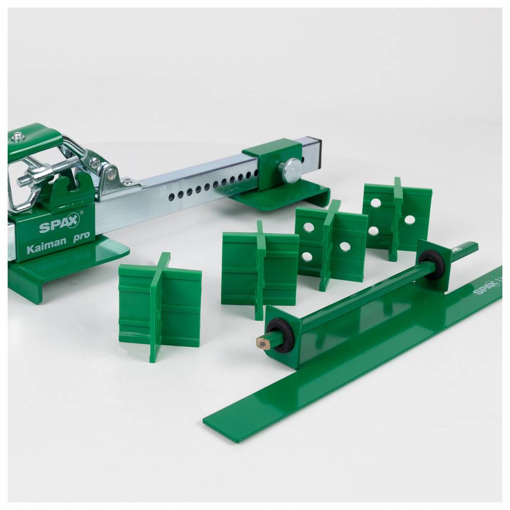 Spax Brettrichter Kaiman Pro für Holzdielen inkl. vier Fugenlehren und Liner