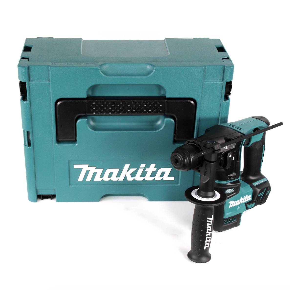 Makita DHR 171 ZJ 18 V 2-stufiger Brushless Akku Bohrhammer Solo SDS Plus + Makpac - ohne Akku, ohne Ladegerät