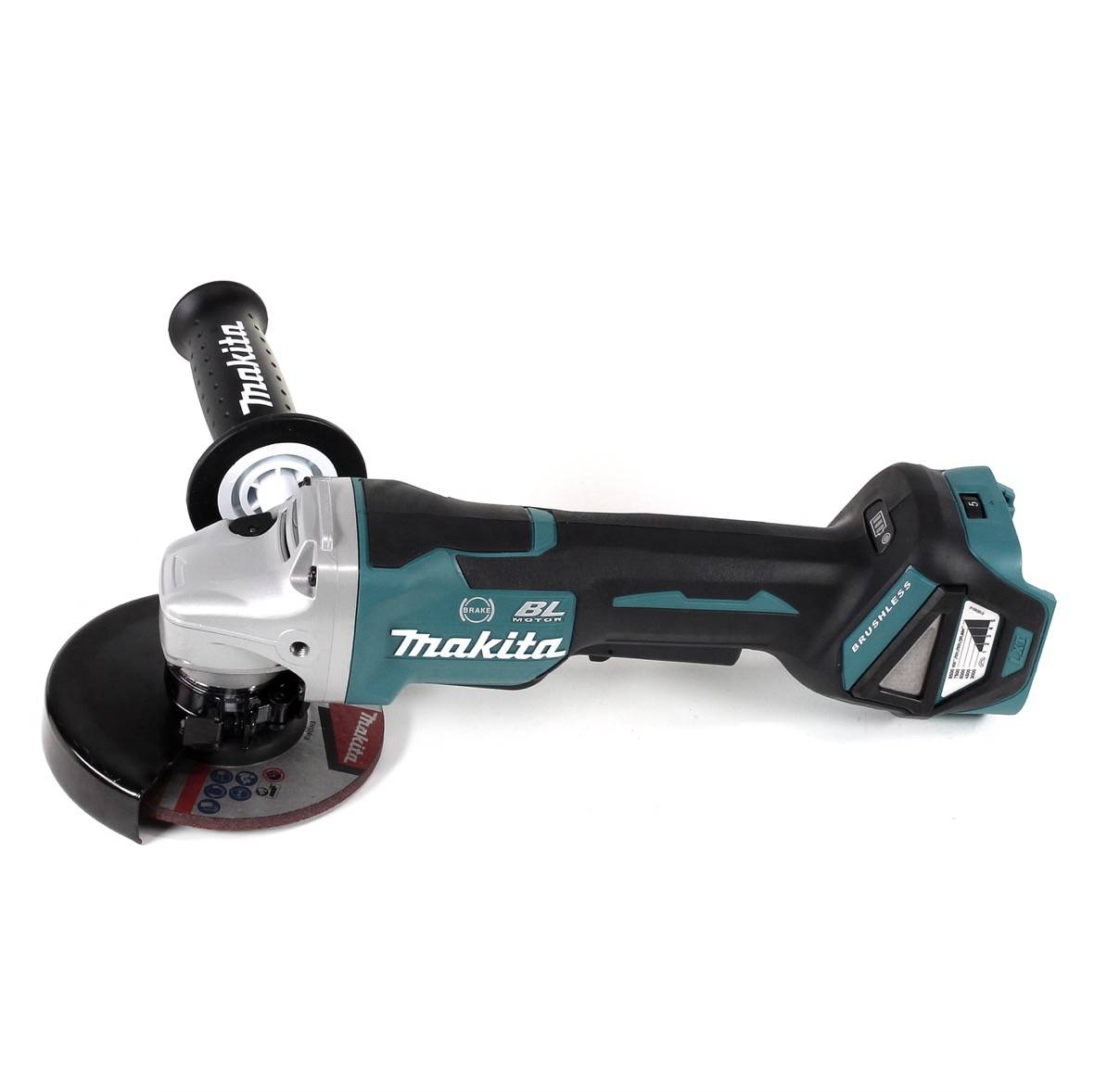 Makita DGA 517 F1J Akku Winkelschleifer 18 V 125 mm Brushless + 1x Akku 3,0 Ah + Makpac - ohne Ladegerät