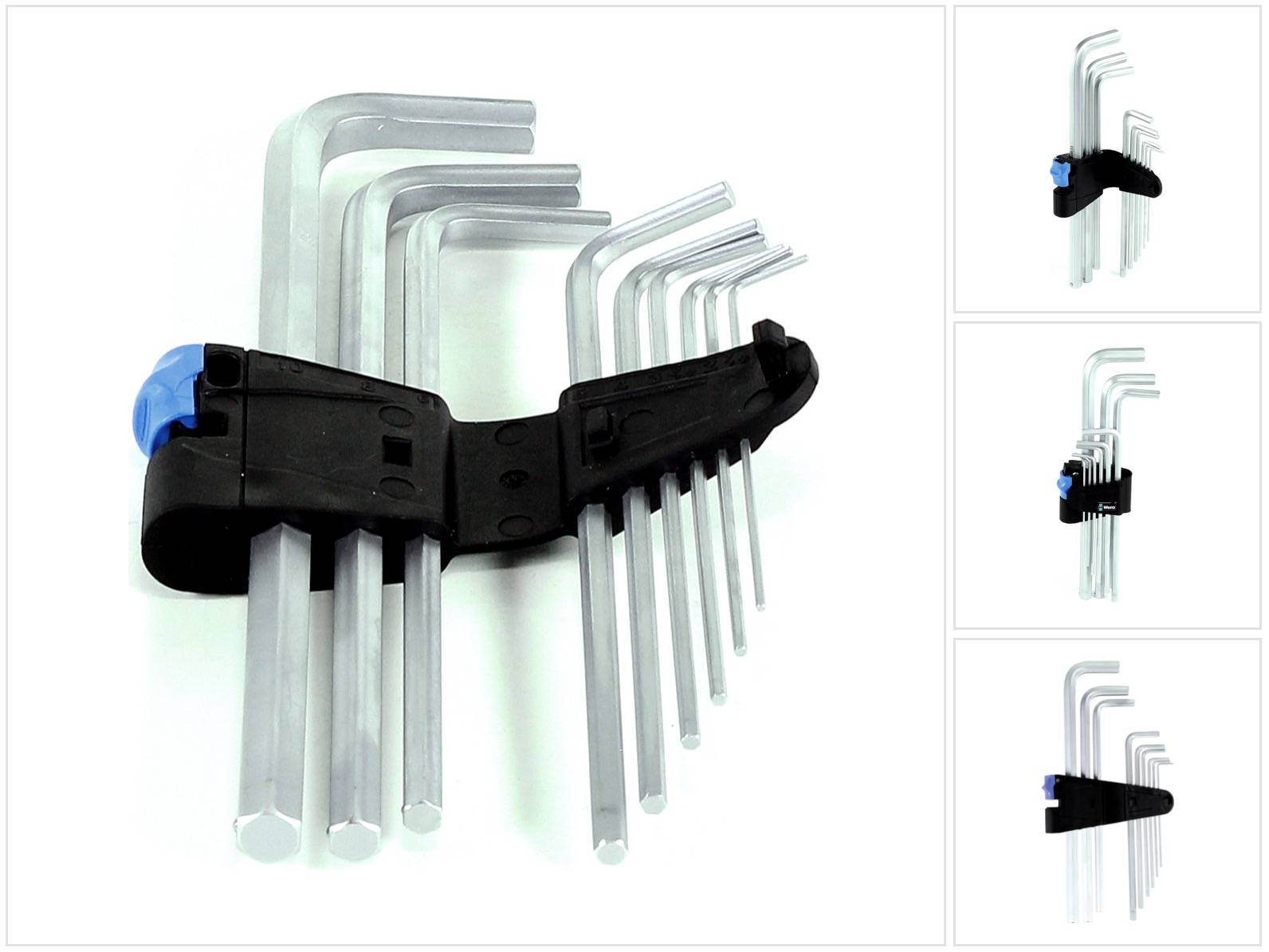 Wera 950/9 L Hex-Plus HF 1 Winkelschlüsselsatz für Innensechskantschrauben 9-teilig ( 05022130001 )