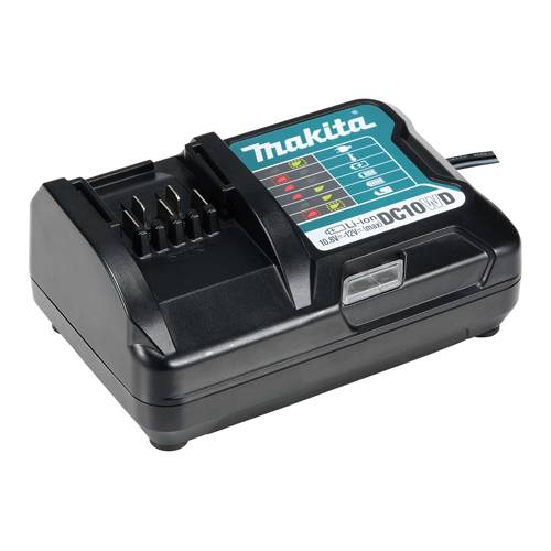 MAKITA DC10WD - Ladegerät passend für Akkus der CXT-Serie (12V XCT Li-Ionen Akku | 2,0 - 4,0 Ah)