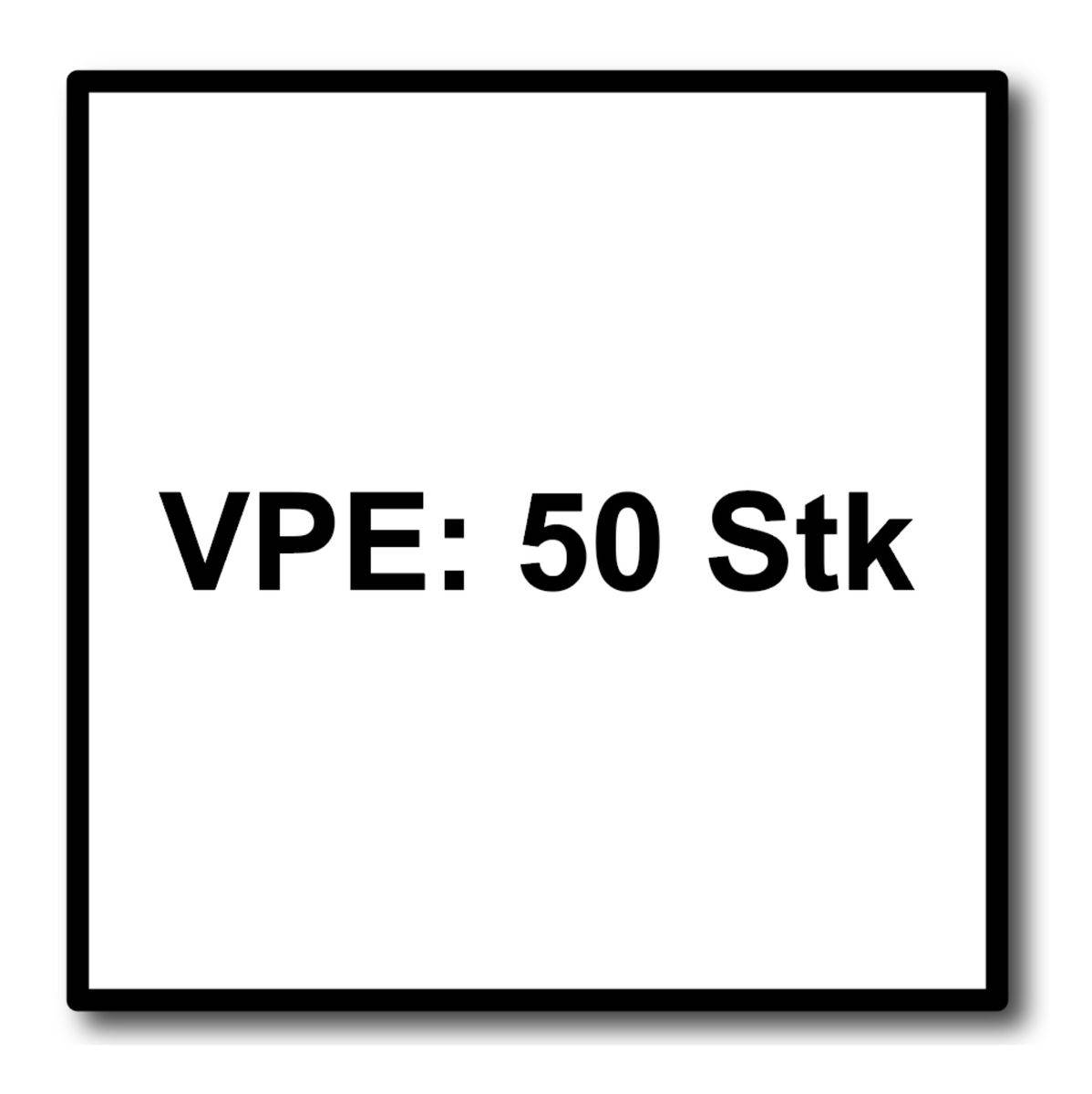 Makita Schleifpapier Klett 125mm K180 50 Stk. ( P-43670 ) für DBO BO DCW DWE GEX PEX SXE BOS
