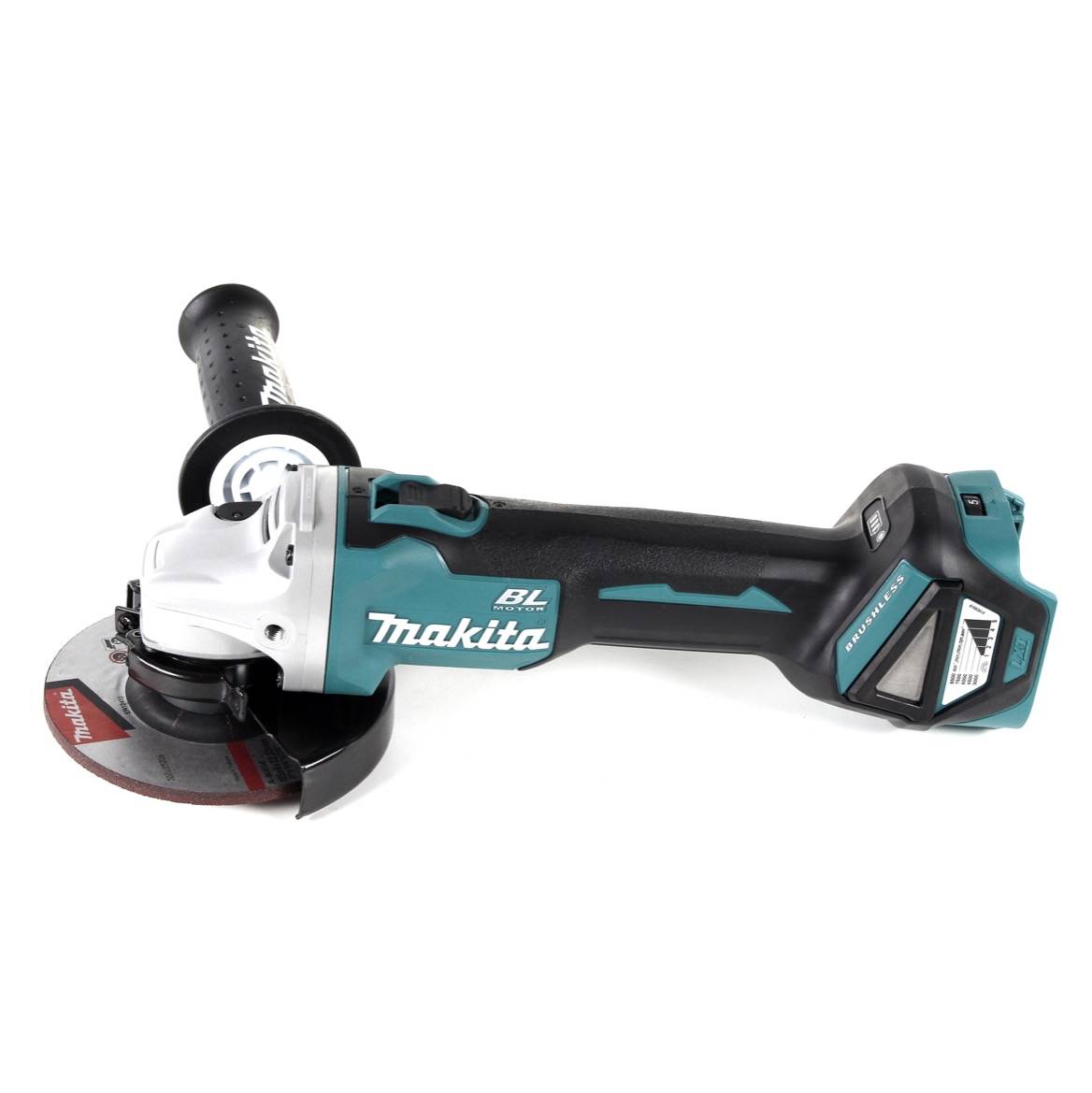 Makita DGA 511 RGJ Akku Winkelschleifer 18V 125mm Brushless + 2x Akku 6,0Ah + Ladegerät + Makpac