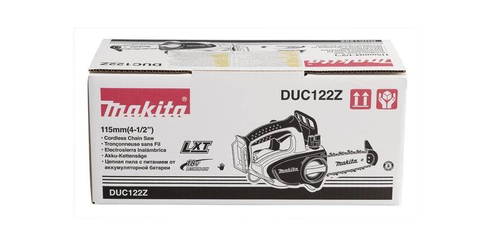 makita Akku-Kettensäge DUC122RTE Spannung 18V Kapazität 5Ah Öltank