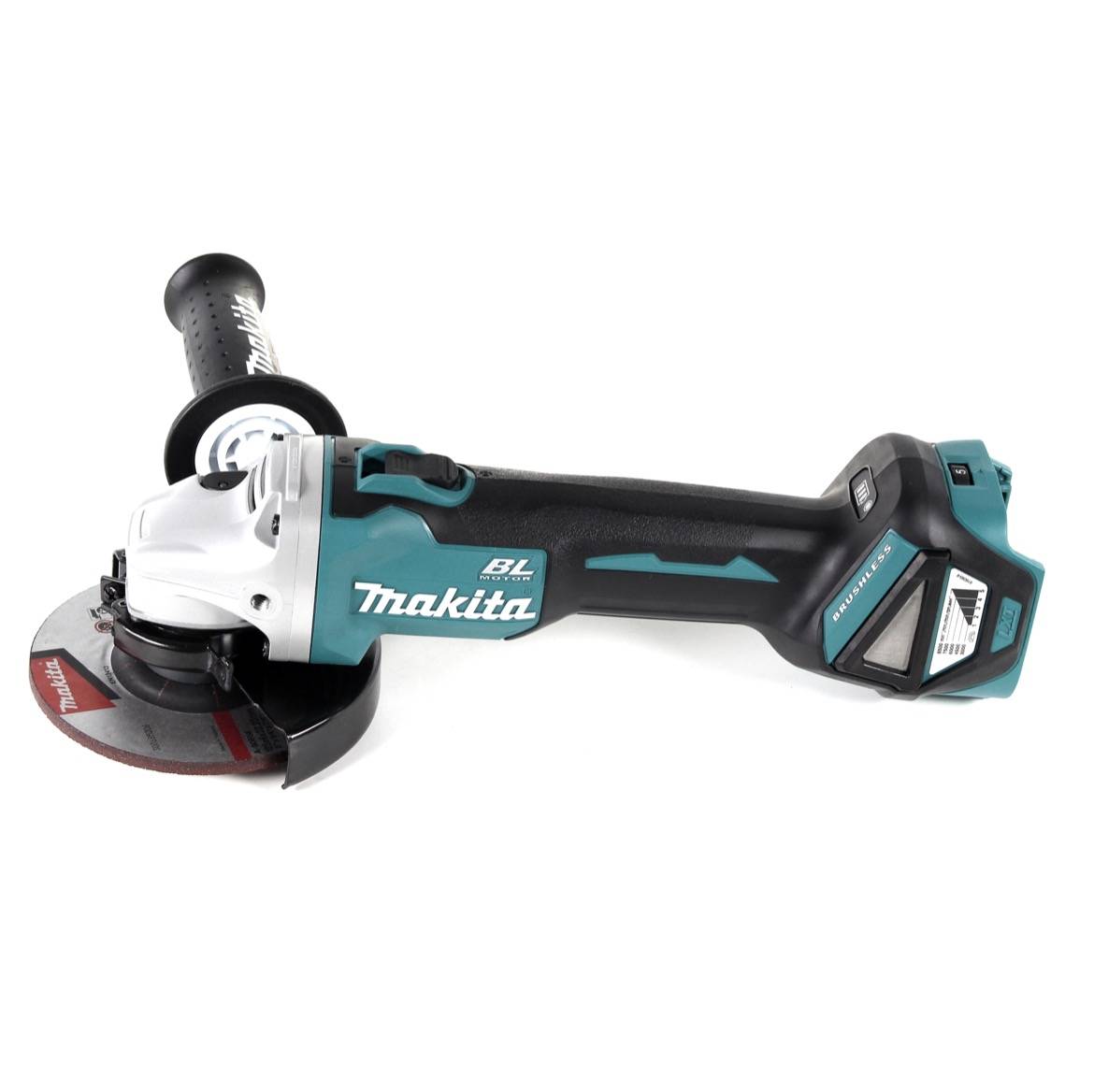 Makita DGA 511 RFJ Akku Winkelschleifer 18V 125mm Brushless + 2x Akku 3,0Ah + Ladegerät + Makpac
