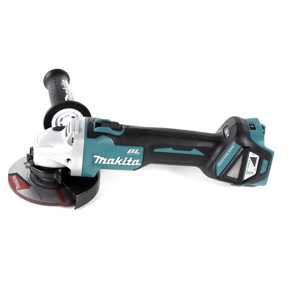 Makita DGA 511 RF1J Akku Winkelschleifer 18V 125mm Brushless + 1x Akku 3,0Ah + Ladegerät + Makpac