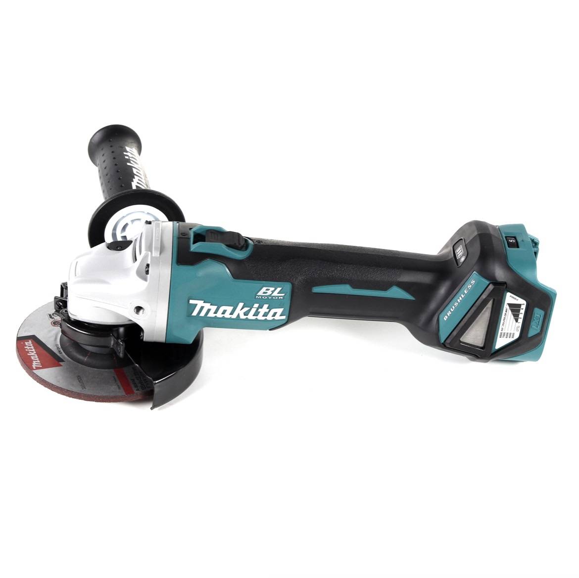 Makita DGA 511 RG1J Akku Winkelschleifer 18V 125mm Brushless + 1x Akku 6,0Ah + Ladegerät + Makpac