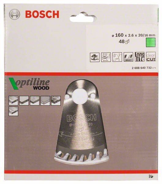 Bosch Power Tools Kreissägeblatt Wood 2608640732