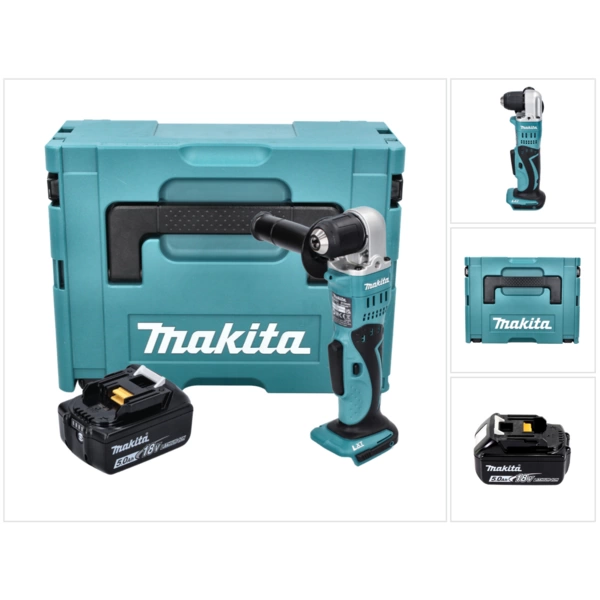Makita DDA 351 T1J Akku Winkelbohrmaschine 18 V 13,5 Nm + 1x Akku 5,0 Ah + Makpac - ohne Ladegerät Makita DDA 351 T1J Akku Winkelbohrmaschine 18 V 13,5 Nm + 1x Akku 5,0 Ah + Makpac - ohne Ladegerät