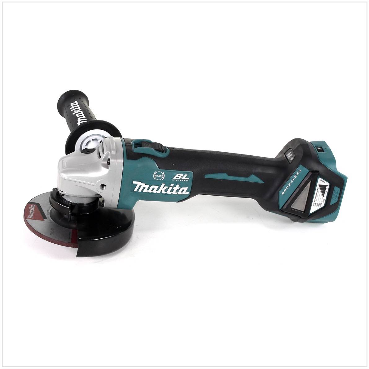Makita DGA 513 ZJ Akku Winkelschleifer 18V 125mm Brushless Solo + Makpac - ohne Akku, ohne Ladegerät