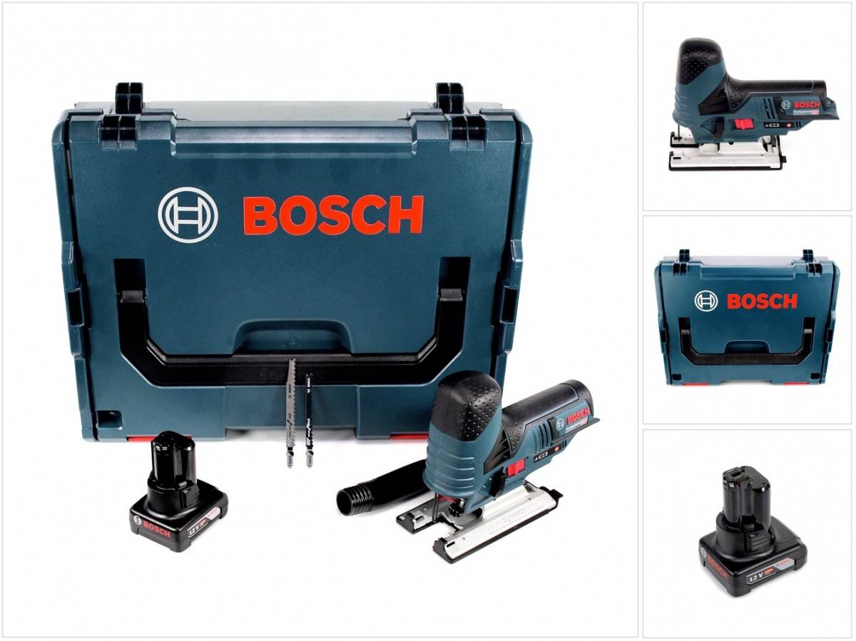 Bosch GST 12V-70 Professional Akku Stichsäge 12 V + 1x Akku 6,0 Ah + L-Boxx - ohne Ladegerät