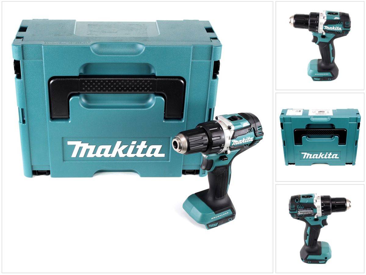Makita DDF 484 ZJ Akku Bohrschrauber brushless 18V 54Nm Solo im Makpac - ohne Akku und Ladegerät