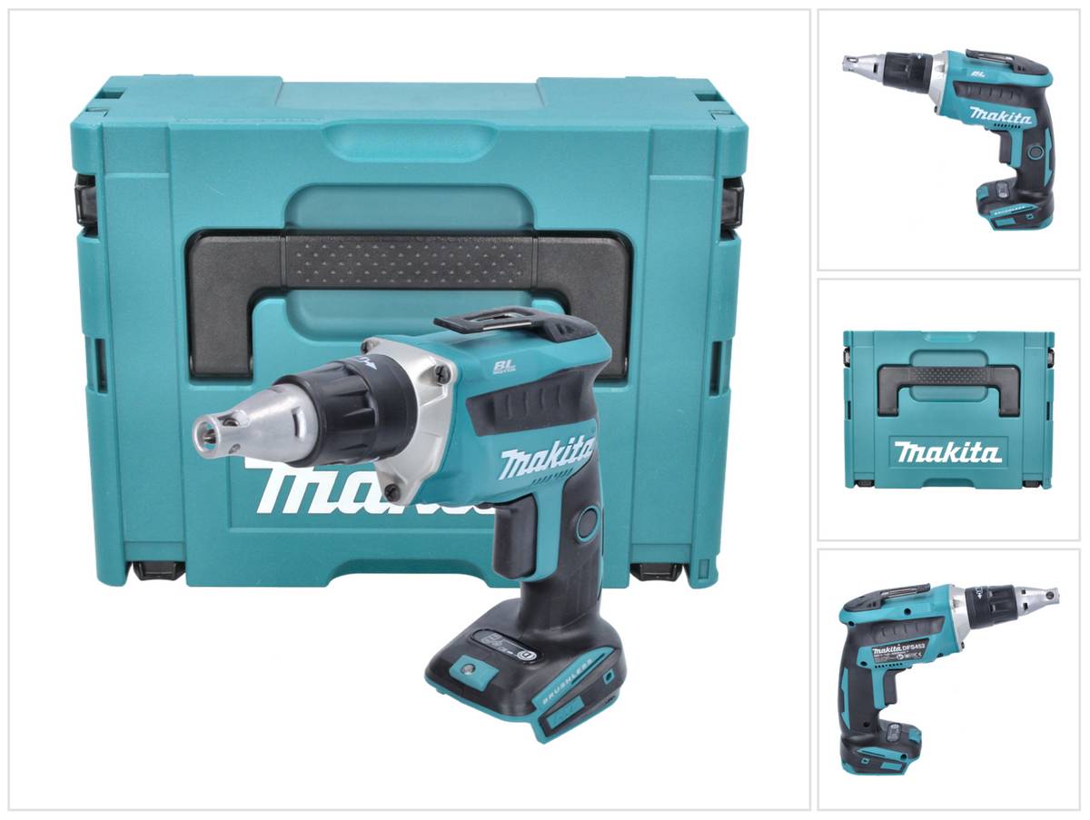 Makita DFS 452 ZJ Akku Schnellbauschrauber 18 V Brushless + Makpac - ohne Akku, ohne Ladegerät