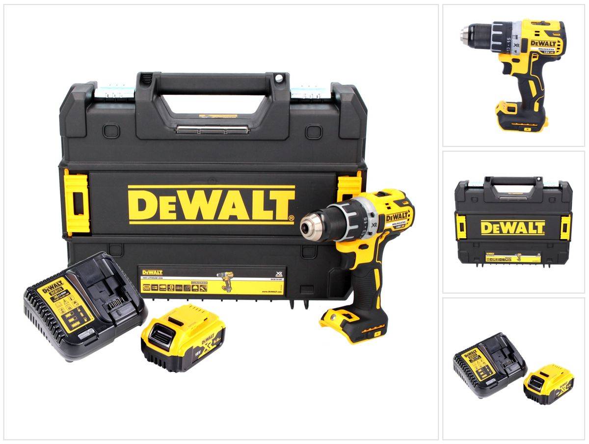 DeWalt DCD 791 P1 Akku Bohrschrauber 18 V 70 Nm Brushless + 1x Akku 5,0 Ah + Ladegerät + TSTAK