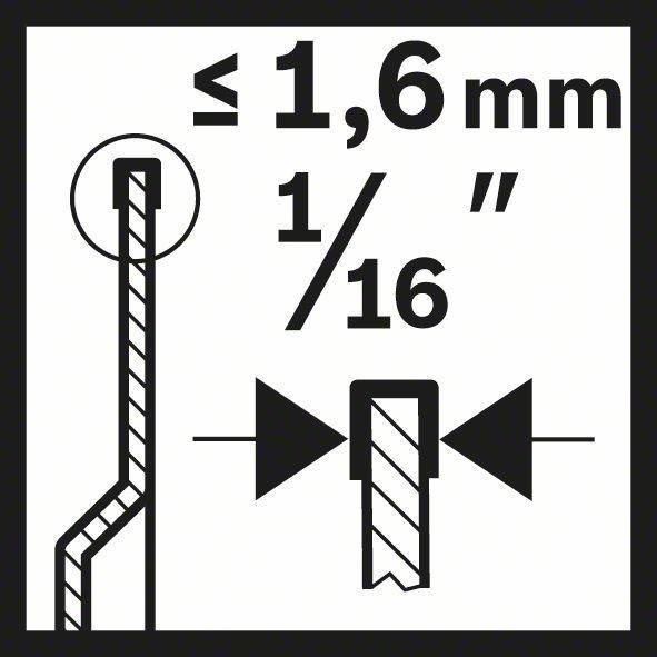 Bosch Power Tools HM-Riff Segmentsägeblatt 2608661692