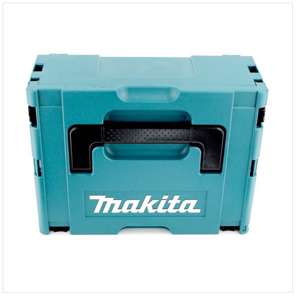 Makita DBO 180 RA1J Akku Exzenterschleifer 18 V 125 mm + 1x Akku 2,0 Ah + Ladegerät + Makpac