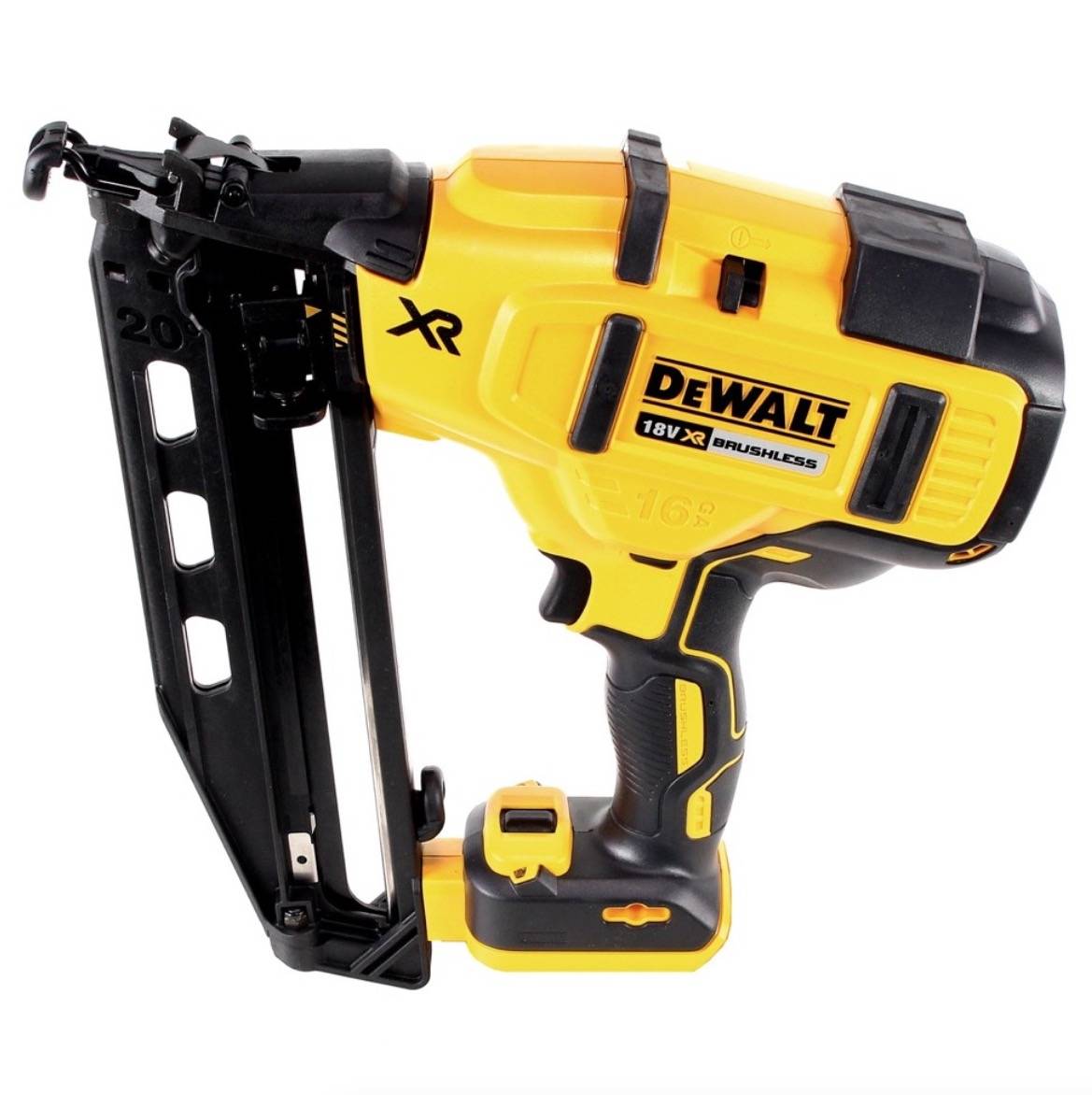 DeWalt DCN 660 P2 Akku Nagler 18V 32-63mm Brushless + 2x Akku 5,0Ah + Ladegerät + Koffer