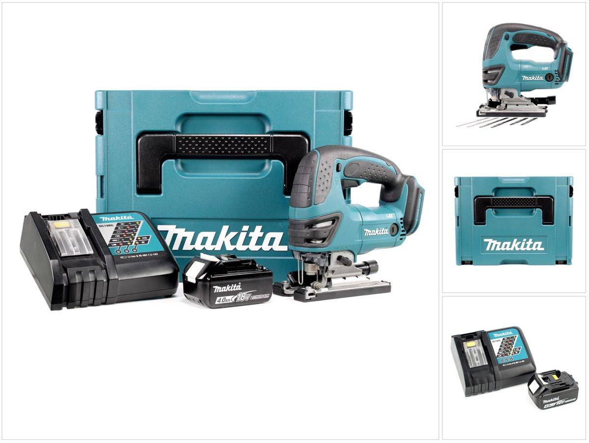 Makita DJV 180 RM1J Akku Stichsäge 18V + 1x Akku 4,0Ah + Ladegerät + Makpac