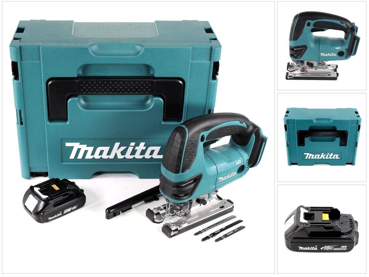 Makita DJV 180 A1J Akku Stichsäge 18 V + 1x Akku 2,0 Ah + Makpac - ohne Ladegerät