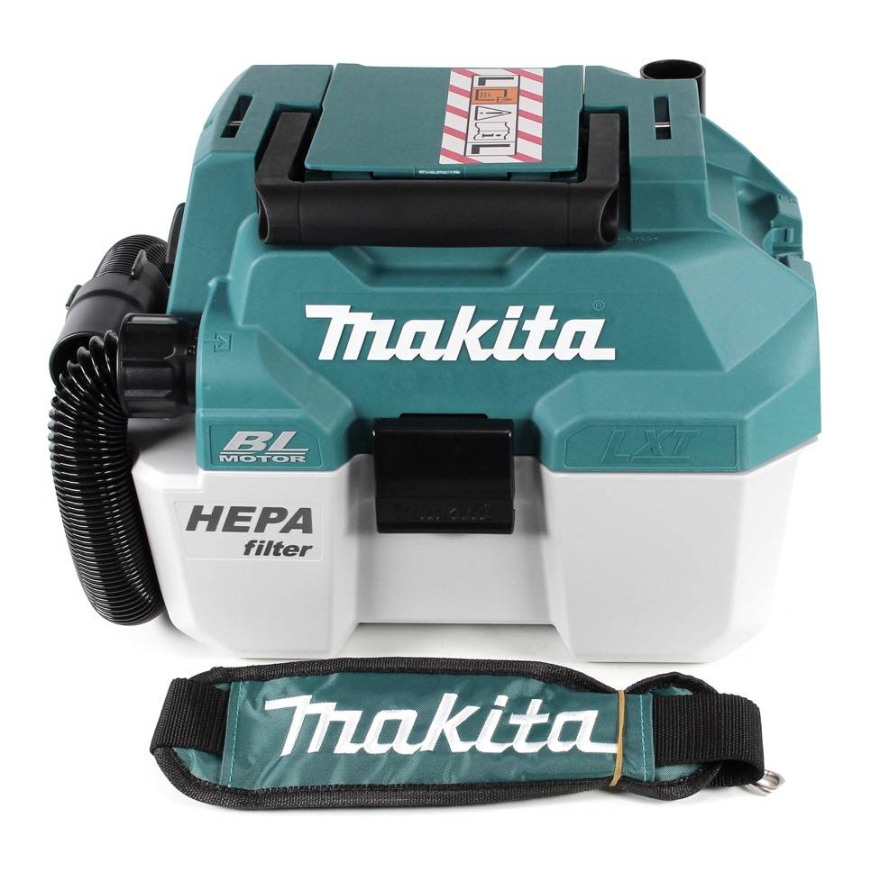 Makita DVC 750 LG1X1 Akku Staubsauger Nass und Trockensauger 18 V tragbar + 1x 6,0 Ah Akku - ohne Zubehör, ohne Ladegerät
