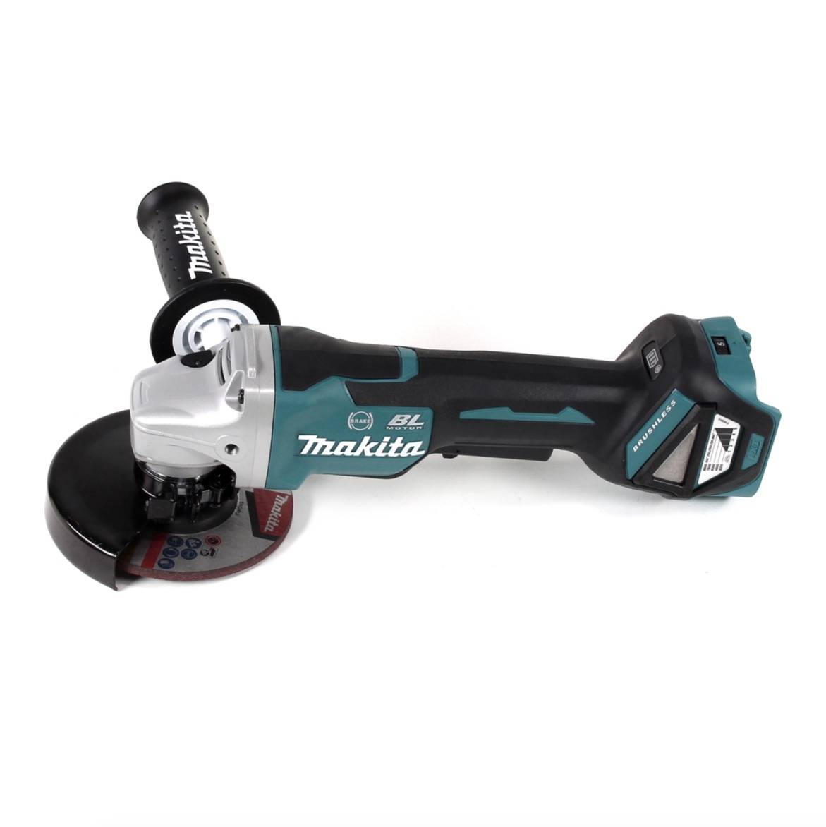 Makita DGA 517 RT1J Akku Winkelschleifer 18 V 125 mm Brushless + 1x Akku 5,0 Ah + Ladegerät + Makpac