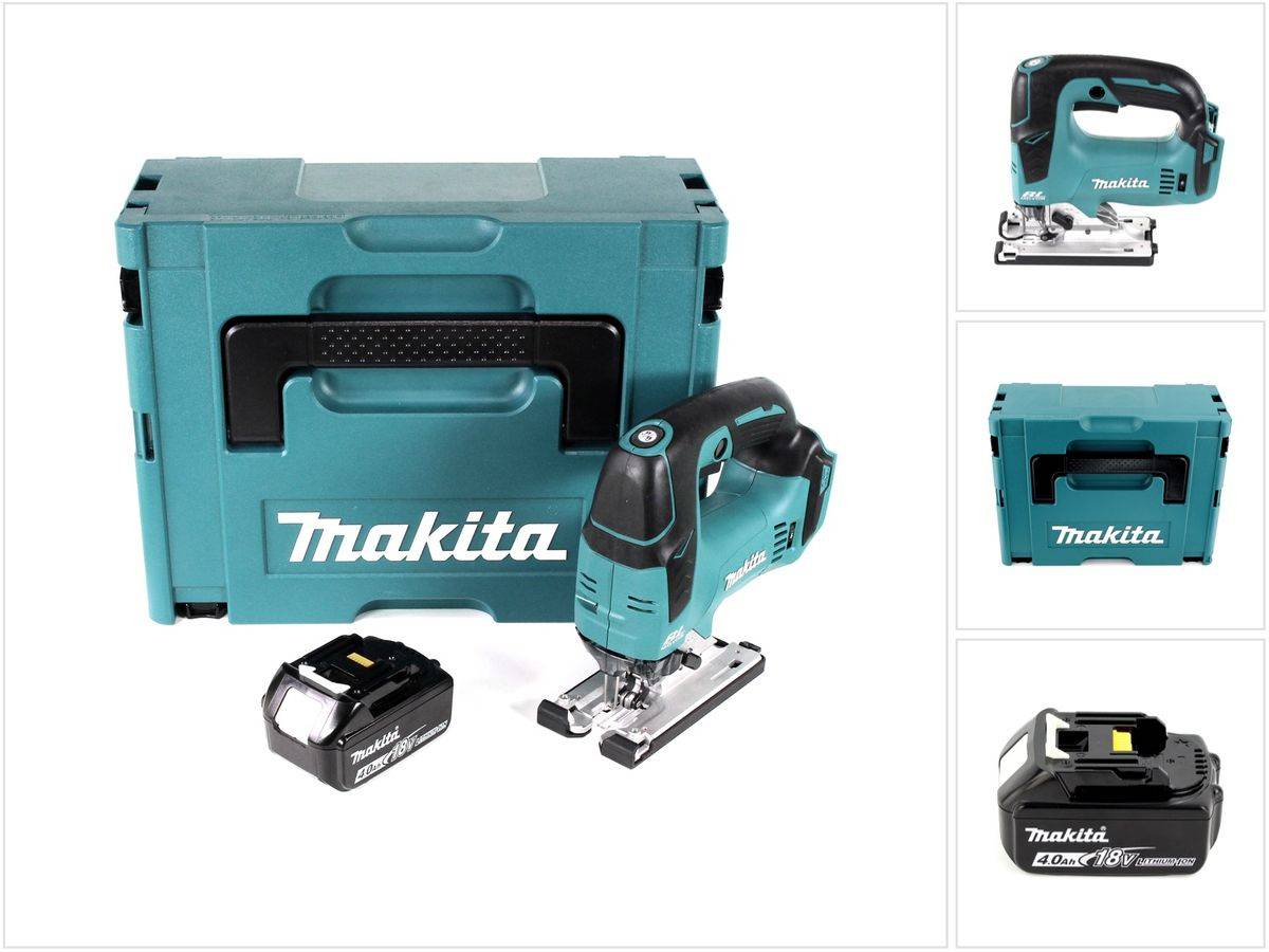 Makita DJV 182 M1J Akku Pendelhubstichsäge 18V Brushless + 1x Akku 4,0Ah + Makpac - ohne Ladegerät