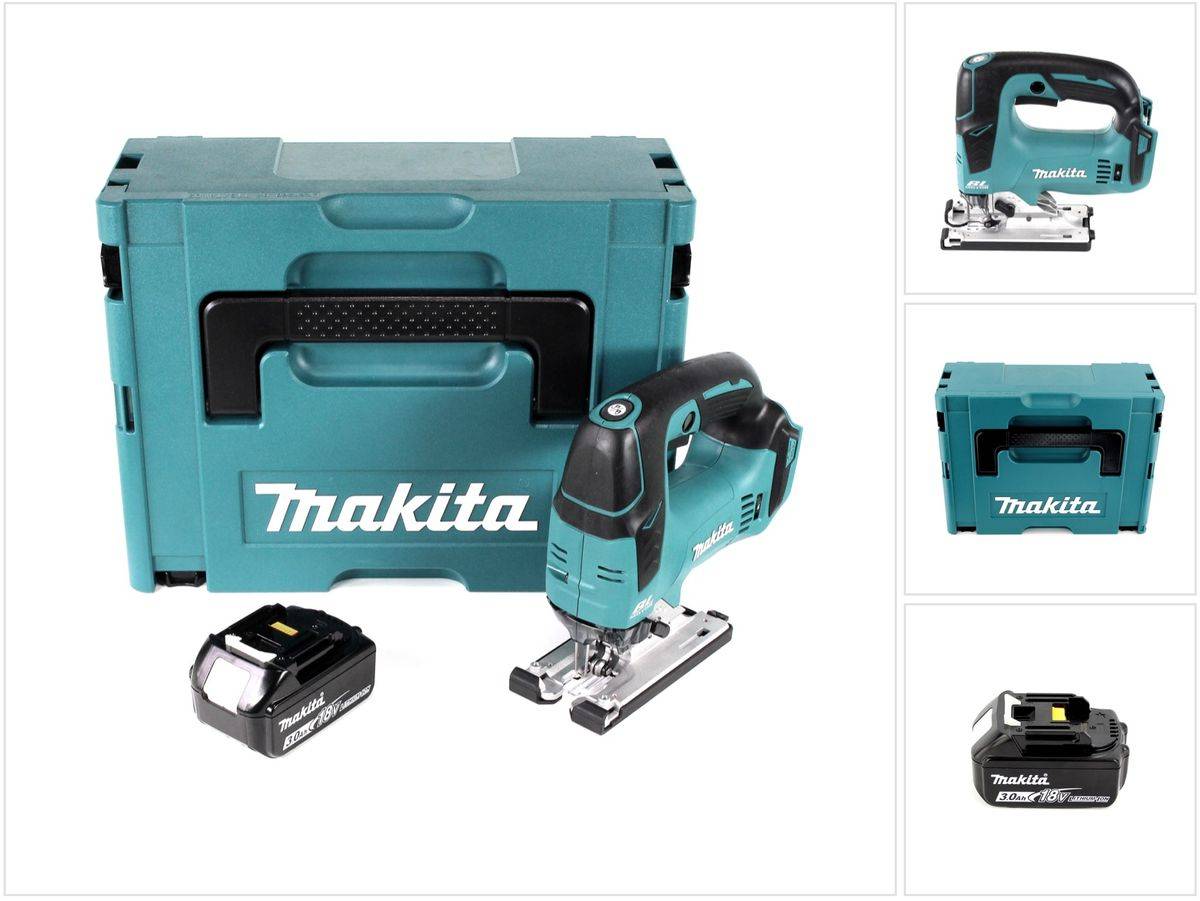 Makita DJV 182 F1J Akku Pendelhubstichsäge 18V Brushless + 1x Akku 3,0Ah + Makpac - ohne Ladegerät