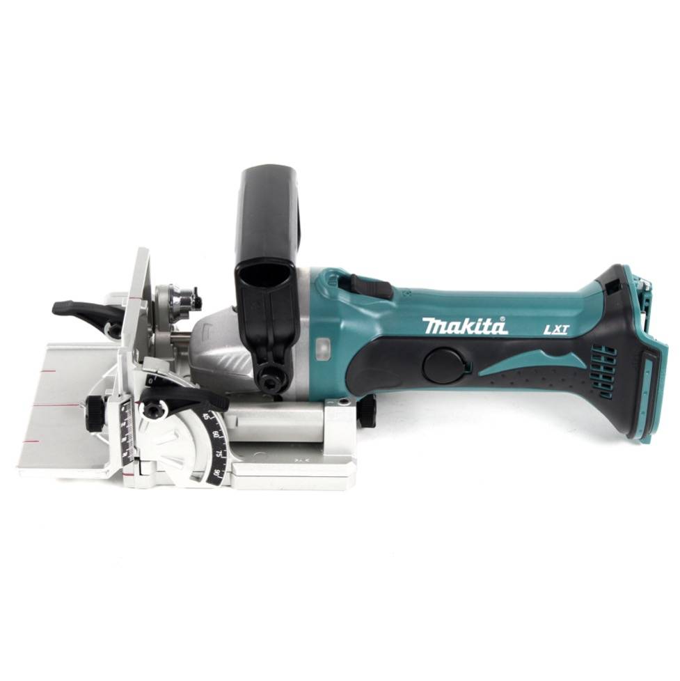 Makita DPJ 180 RTJ 18 V Li-Ion Akku Nutfräse im Makpac + 2 x 5,0 Ah Akku + Ladegerät