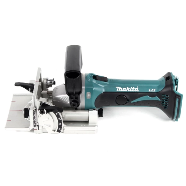 Makita DPJ 180 RTJ 18 V Li-Ion Akku Nutfräse im Makpac + 2 x 5,0 Ah Akku + Ladegerät Makita DPJ 180 RTJ 18 V Li-Ion Akku Nutfräse im Makpac + 2 x 5,0 Ah Akku + Ladegerät