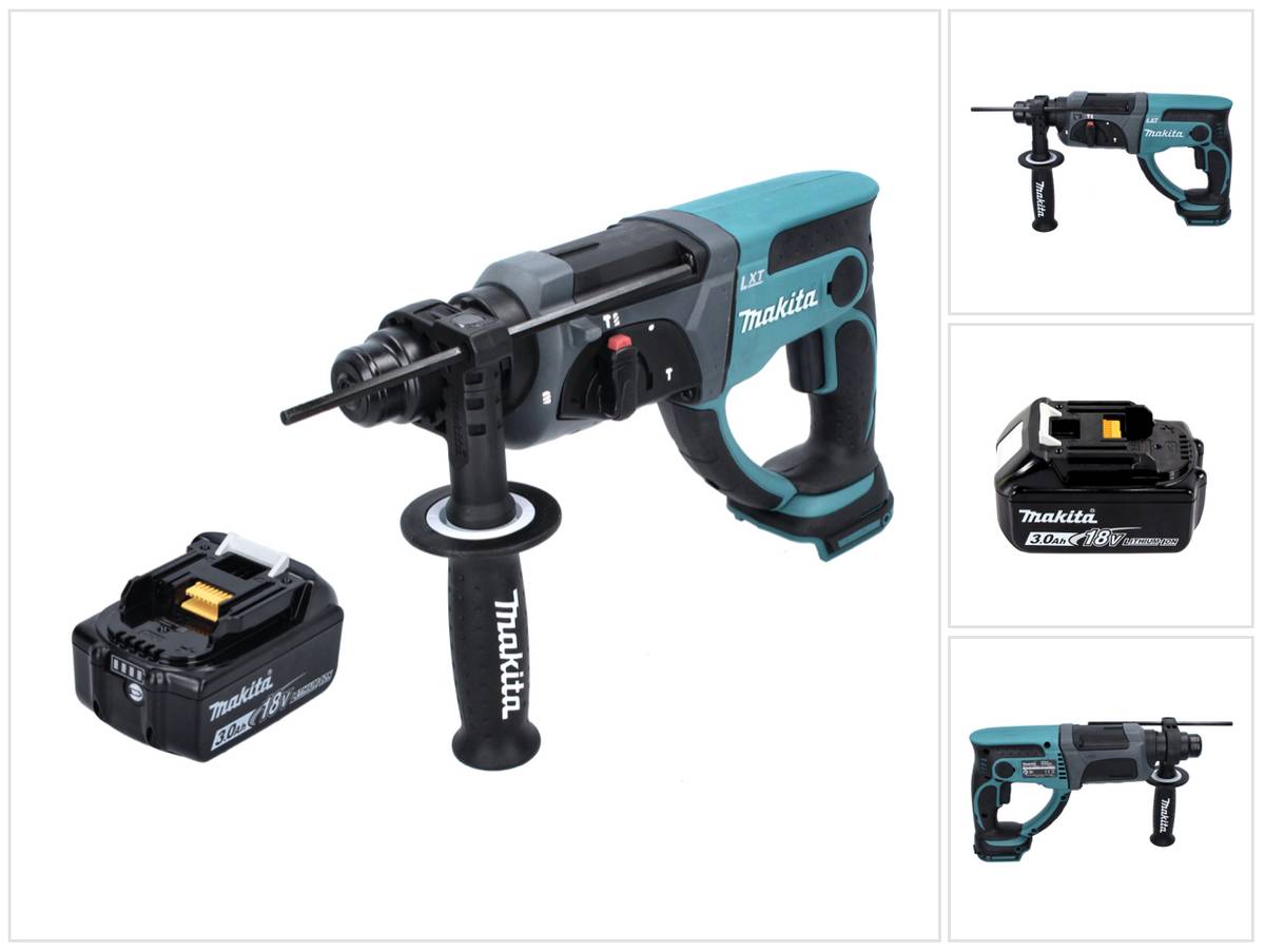 Makita DHR 202 F1 Akku Kombihammer 18 V 2,0 J SDS Plus + 1x Akku 3,0 Ah - ohne Ladegerät