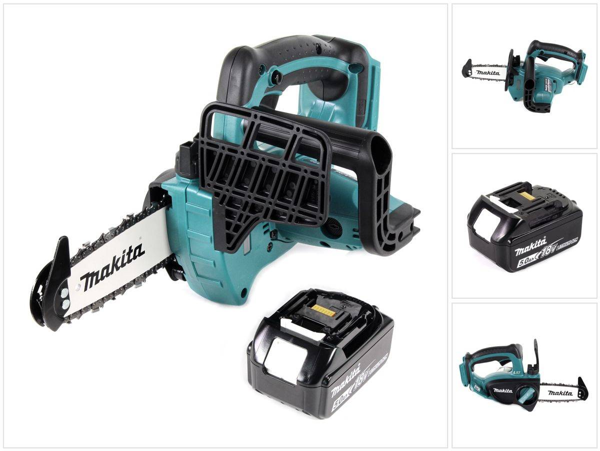 Makita DUC 122 T1 18 V Li-Ion Akku Kettensäge + 1x BL1850 5,0 Ah Akku - ohne Ladegerät