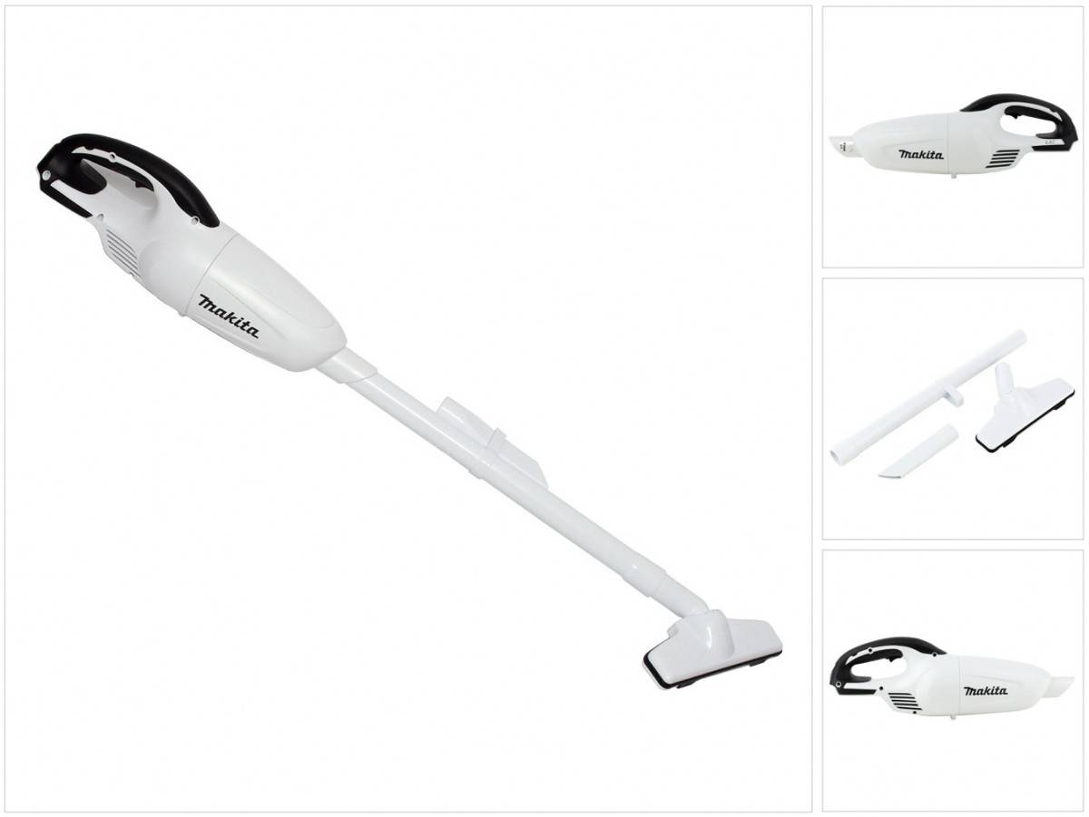 Makita BCL 180 ZW 18 V Li-Ion Akku-Staubsauger WEISS Solo - nur das Gerät