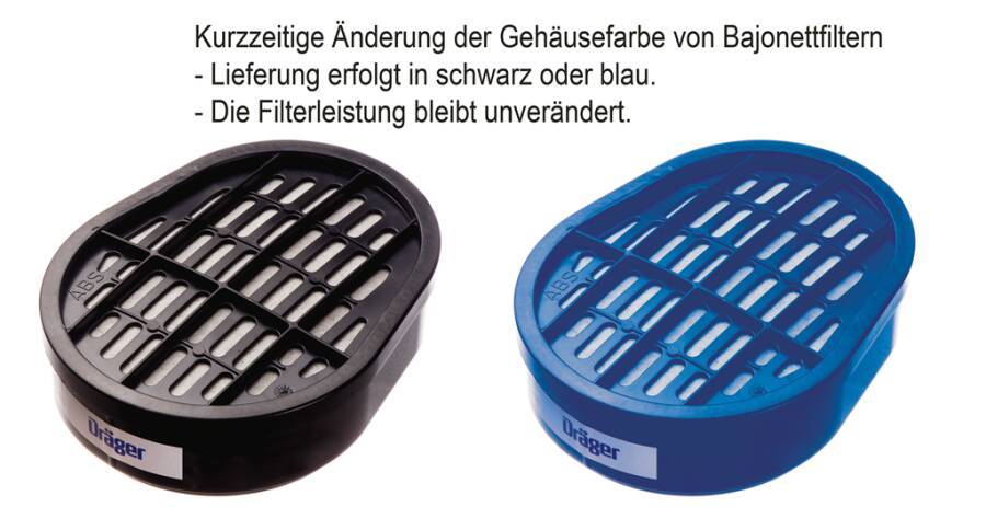 Partikelfilter X-plore® Bajonett 6738353 Bezeichnung Pure P2 R Schutz gegen Partikel passend zu Zweifiltermasken X-pl