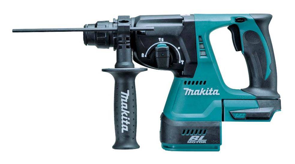 Makita DHR242Z, Schwarz, Blau, 2,4 cm, 1,3 cm, 2,7 cm, Akku, 18 V